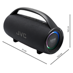 JVC XS-E524B, černý