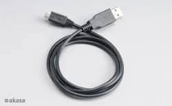 Kábel AKASA USB 2.0 USB-A na microUSB, 1 m