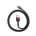 Kábel Baseus Cafule USB-C 2A 2 m (červeno-čierny)