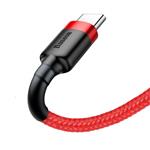 Kábel Baseus Cafule USB-C 2A 2 m (červený)