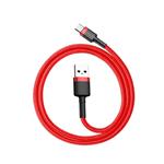 Kábel Baseus Cafule USB-C 3A 1m (červený)
