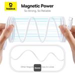 Kabel Baseus PicoGo magnetic USB-C/USB-C 1m 240W bílý