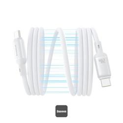 Kabel Baseus PicoGo magnetic USB-C/USB-C 1m 240W bílý