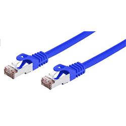 Kabel C-TECH patch cord Cat6, FTP, modrý, 2m