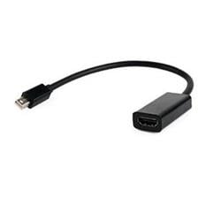 Kabel CABLEXPERT red. miniDisplayport na HDMI, M/F, černá