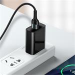 Kábel ColorWay USB-C 1 m 2,4 A, čierny