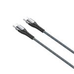 Kábel ColorWay USB-C na USB-C 2 m (PD 65W), sivý
