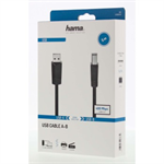 Kábel Hama USB 2.0 typ A-B, 5 m