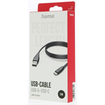Kábel Hama USB-C 2.0 typu A-C 3 m
