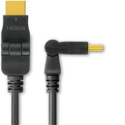 Kabel HDMI A - HDMI A M/M 10m otočné zlacené konektory HDMI 1.3b - Kabely + redukce