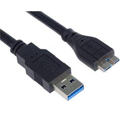 Kabel Micro USB 3.0 5Gbps USB A - Micro USB B, MM, 0,5m