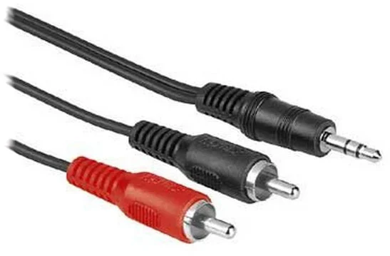 Kábel PremiumCord Jack 3,5 mm-2xCINCH M/M 10 m
