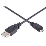 Kábel PremiumCord micro USB 2.0, A-B 2 m