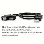 Kábel PremiumCord USB 2.0 A/Male na A/Female (dáta + nabíjanie)