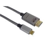 Kábel PremiumCord USB-C na HDMI 2 m 8K@60Hz,4K@144Hz Hliník