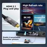 Kábel PremiumCord USB-C na HDMI 2 m 8K@60Hz,4K@144Hz Hliník