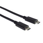 Kábel PremiumCord USB-C ( USB 3.2 generácie 2x2, 3A, 20Gbit/s ) čierny, 1 m