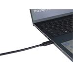 Kábel PremiumCord USB-C ( USB 3.2 generácie 2x2, 3A, 20Gbit/s ) čierny, 1 m