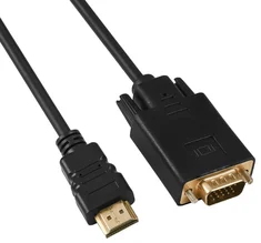 Kabel s HDMI na VGA převodníkem, délka kabelu 2m