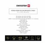 Kábel Swissten HDMI 8K, 2 m