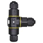 Kábel T-konektor plast IP68