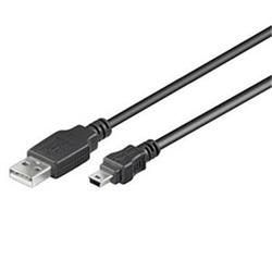 Kabel USB, A-B mini, 5pinů, 5m
