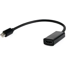 Káblový adaptér CABLEXPERT miniDisplayport na HDMI, M/F, čierny