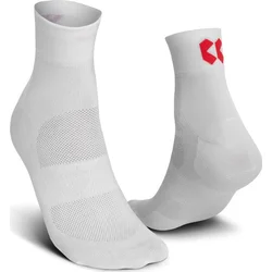 Kalas ponožky nízké RIDE ON Z bílé/červená 43-45 0019-212X-43-45 - Cyklistické oblečení