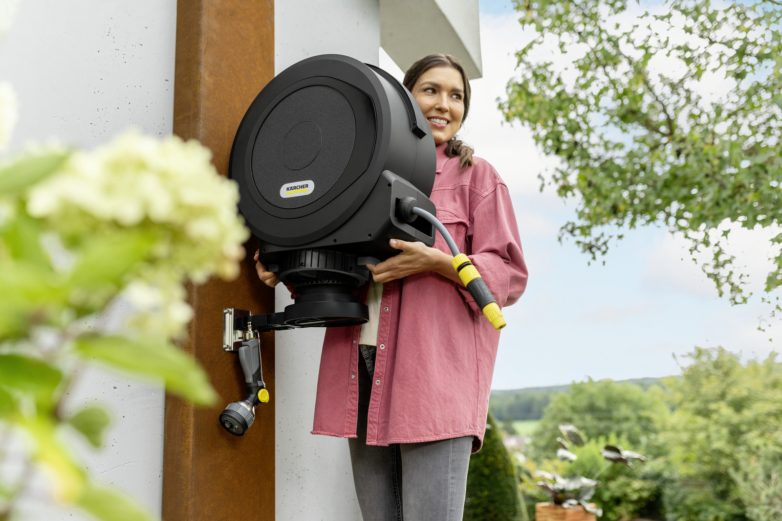 Kärcher HBX 5.30 Automatic nástěnný box s hadicí