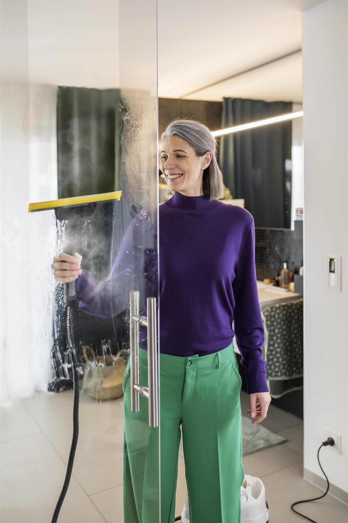 KARCHER Okenní stěrka parní čistič příslušenství