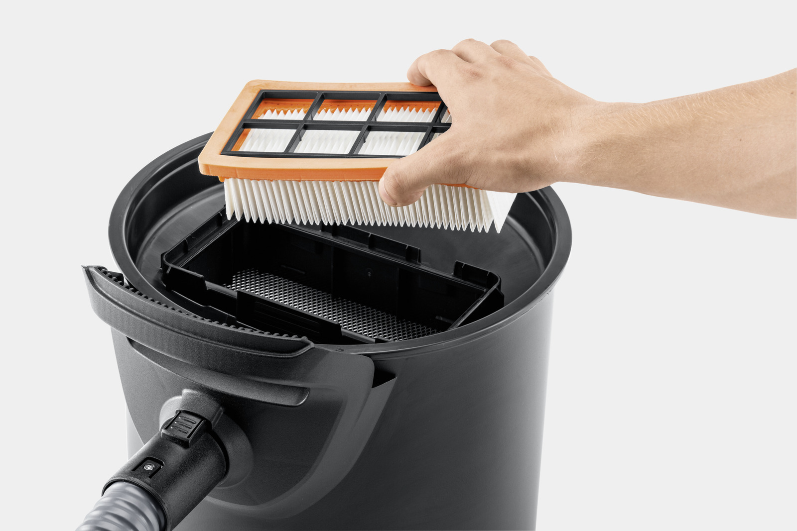 Kärcher Plochý skládaný filtr pro vysavač na popel