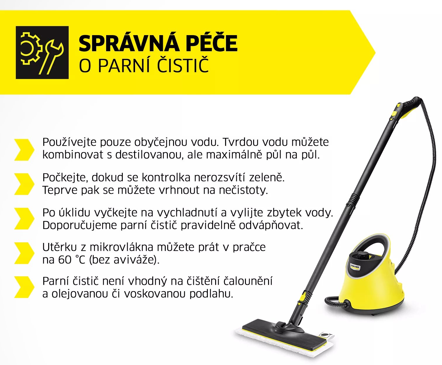 Kärcher SC 2 Deluxe EasyFix parní čistič