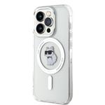 Karl Lagerfeld IML Choupette MagSafe zadný kryt pre iPhone 15 Pro Transparent