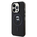 Karl Lagerfeld IML Ikonik MagSafe zadný kryt pre iPhone 15 Pro Black