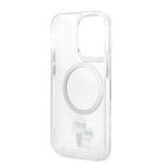 Karl Lagerfeld IML Karl and Choupette NFT MagSafe Zadní Kryt pro iPhone 14 Pro Max Transparent