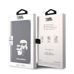 Karl Lagerfeld PU Saffiano Karl and Choupette NFT Book Pouzdro pro iPhone 11 Black