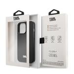 Karl Lagerfeld Saffiano Plaque Kryt pro iPhone 13 Pro Black