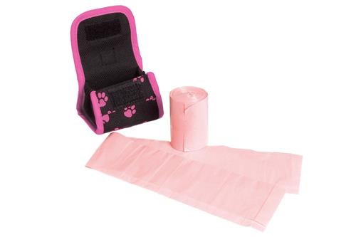 Karlie Bag ružová s vreckami - 2x20 ks