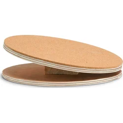 Karlie dřevěný cvičící disk s korkem pro hlodavce, průměr 25cm
