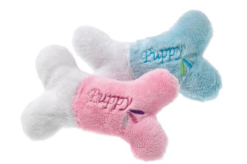 Karlie Hračka plyšová pískací kost Puppy