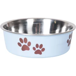 Karlie Miska nerezová s plastovým opláštěním modrá 14cm 450ml
