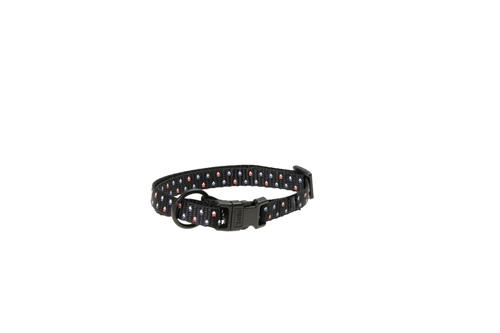 Karlie Obojek ASP Mix&Match černý motiv Trojúhelník velikost XS 20-35cm 10mm