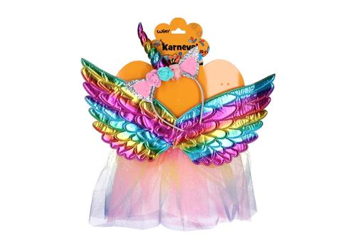 Karnevalová súprava W026057 - jednorožec vo farbe