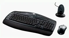 KBC LOGITECH Cordless Desktop LX700 CZ, USB/PS2 (wireless)