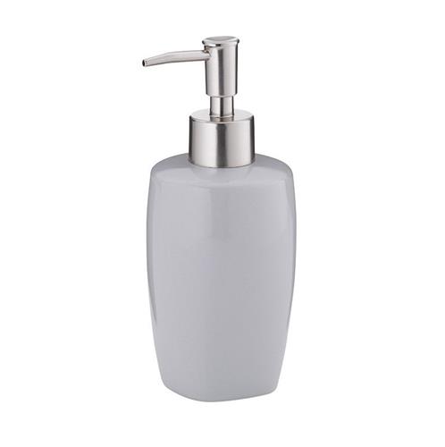 KELA Dávkovač mýdla LANDORA keramika 400 ml, šedá