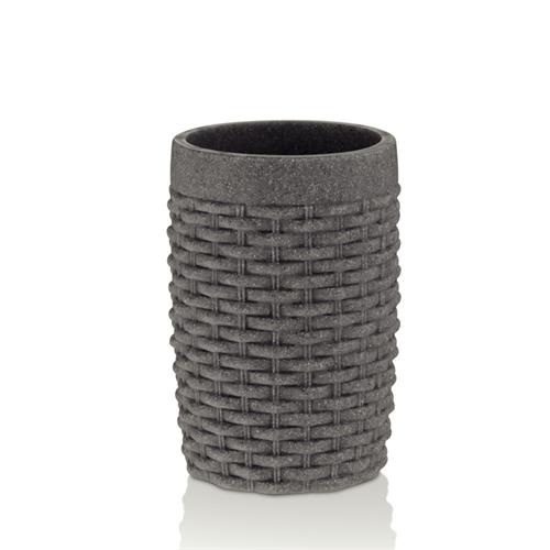KELA Pohár ALEXIA poly sivá V 10,5cm / Š 7cm
