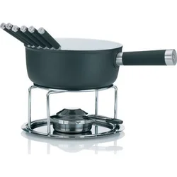 KELA Syrové fondue LANCY keramické, sivé, 1 l