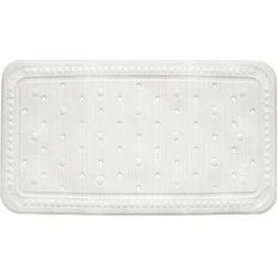 KELA Vanová podložka KRETA PVC, 72 x 36 cm, bílá 