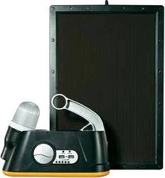 Kempingová solární svítilna + Powerbank Voltcraft , 6 W, 2000 mA, USB, 2 A