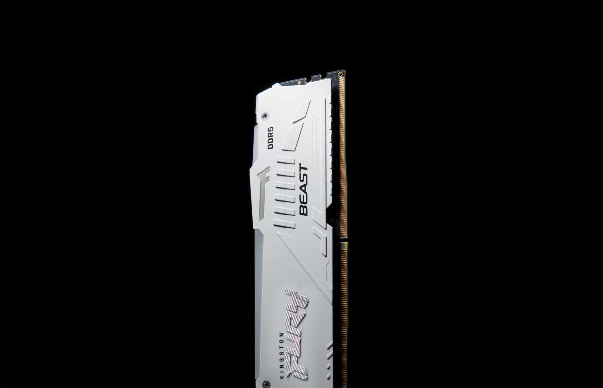 Kingston Fury Beast DDR5 RGB 16GB 6000MHz CL36 AMD EXPO bílá